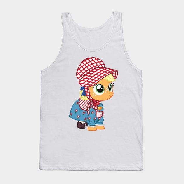 Applejack as Kirsten Tank Top by CloudyGlow